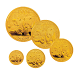 2010年熊猫金银纪念币金币套装
