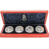 第29届奥林匹克运动会贵金属纪念币(第3组)银币套装