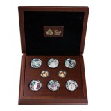伦敦奥运会英国记忆银币+“更快”系列金币2金6银套装
