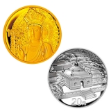 中国佛教圣地（峨眉山）金银套装（1/4盎司金+2盎司银）