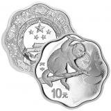 2016丙申猴年1盎司梅花形银币