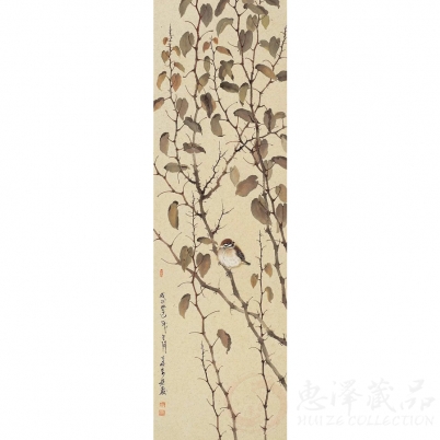 郭慧庆《境与静——秋系列》38×108cm