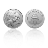 2004 熊猫纪念币1盎司银币