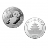2020年150克熊猫银币