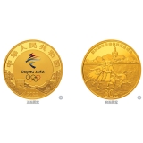 第24届 冬奥会金银币（第1组） 5克圆形金质纪念币（北京版）