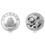 2022年熊猫金银纪念币 150克圆形银质纪念币（精制币）