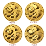 2022年熊猫金银纪念币  熊猫金币精制币套装 (50克、100克、150克、1公斤)