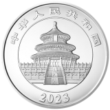 2023版熊猫贵金属纪念币1公斤圆形银质纪念币